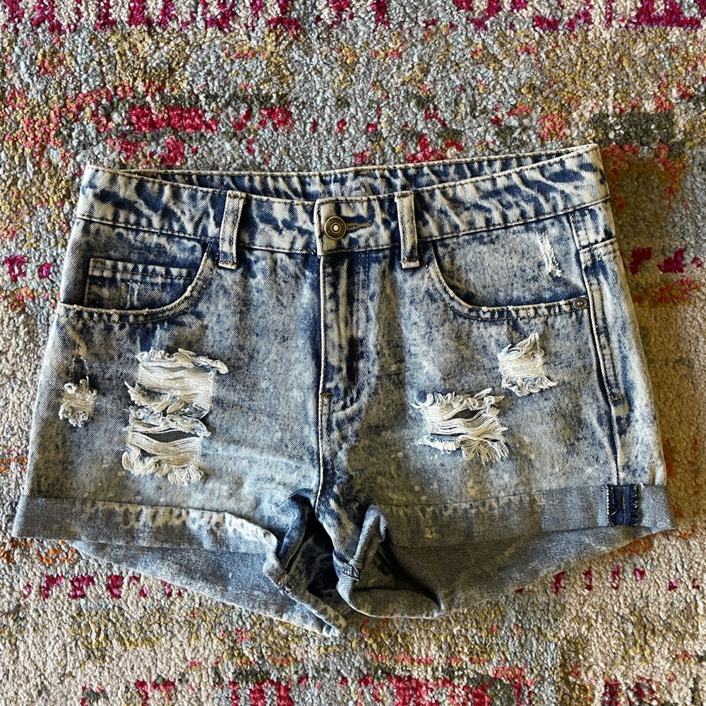 Vintage Delias distressed denim shorts